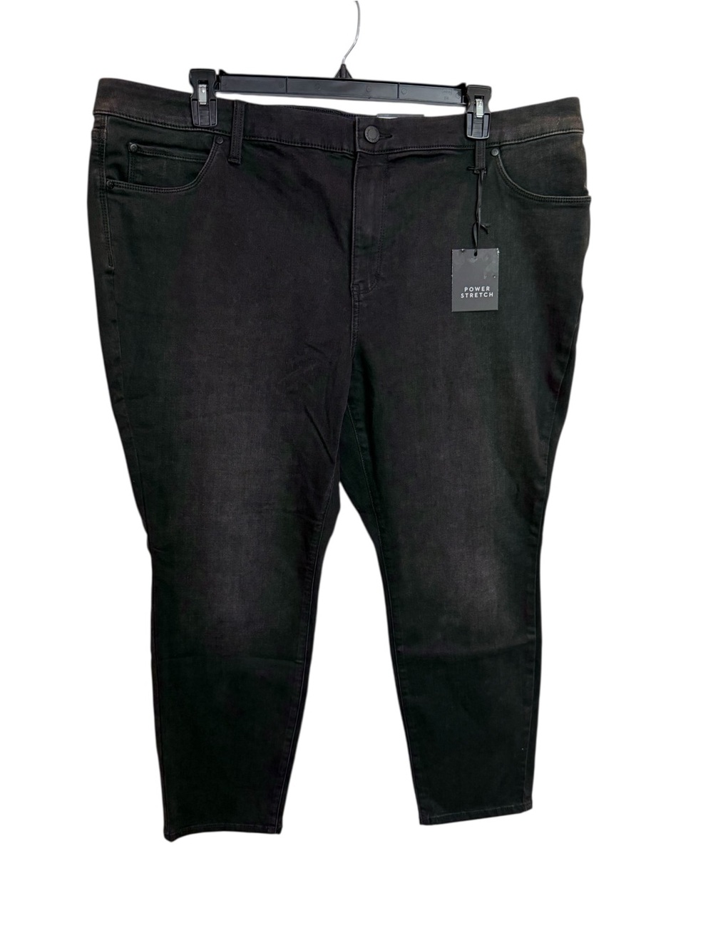 Simply Vera Vera Wang Denim Skinny Mid Rise Power Stretch Black Wash Jeans NWT